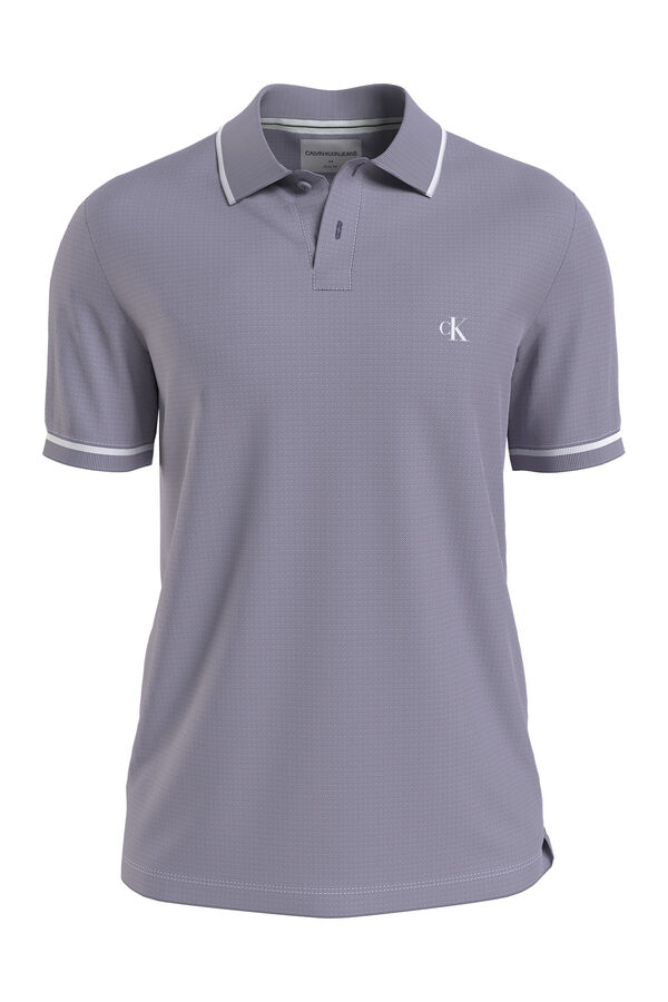 Calvin Klein Polo manga corta hombre morado/lila