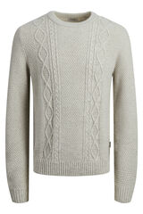 JJ REBEL Jersey b&aacute;sico Regular Fit blanco