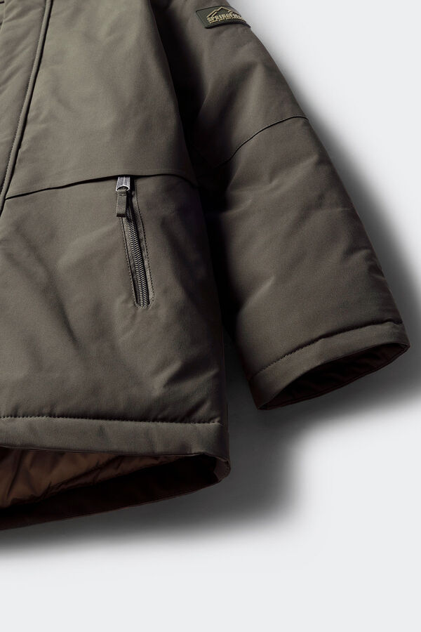 Springfield Kids Parka marrom para crian&ccedil;a estampado
