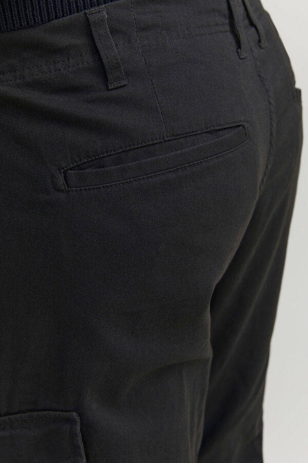 Jack & Jones PLUS Cal&ccedil;as cargo preto
