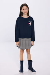 Springfield Kids Camiseta rib "Wings" niña azul