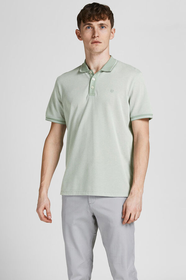 Jack & Jones Polo de algod&oacute;n de hombre verde