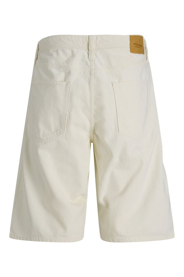 Jack & Jones Bermuda baggy fit denim blanco