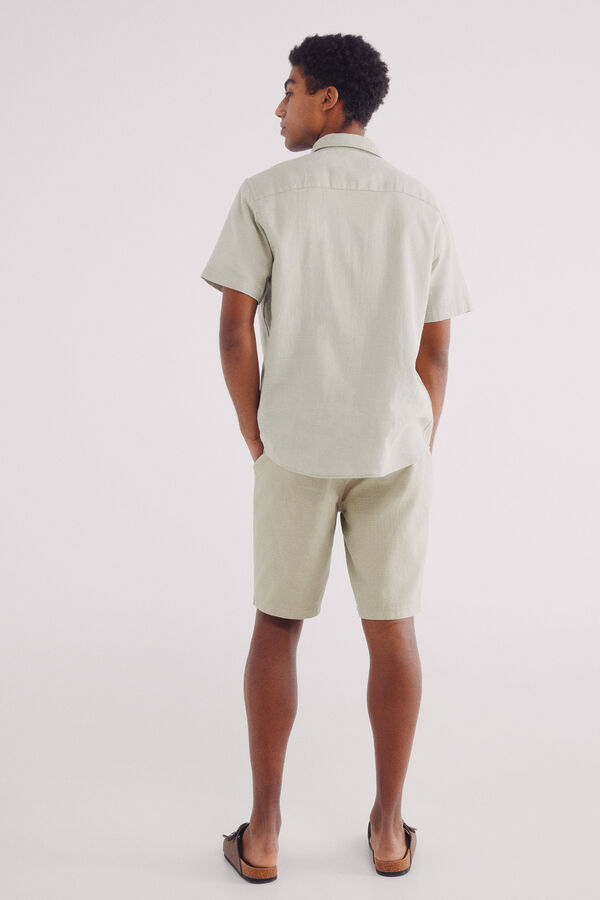 Springfield Bermuda algodón comfort fit kaki