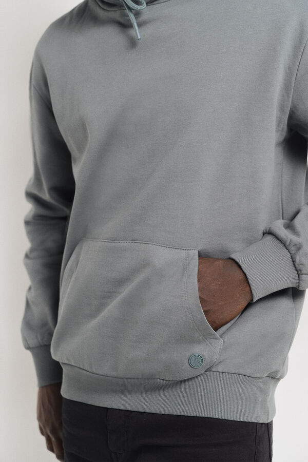 Springfield Sweatshirt b&aacute;sica capuz azul