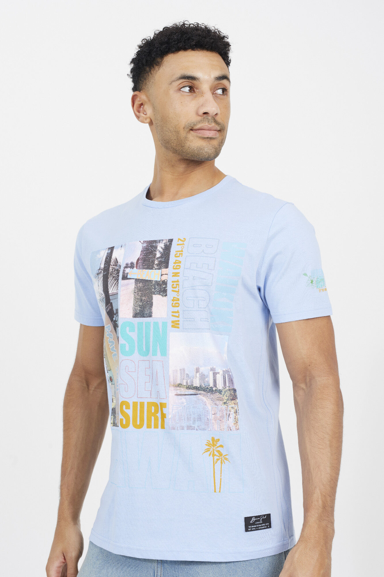 Brave Soul Camiseta estampada con manga corta