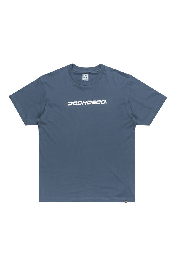 DC Shoes Whereabouts - Camiseta masculina de manga curta azul