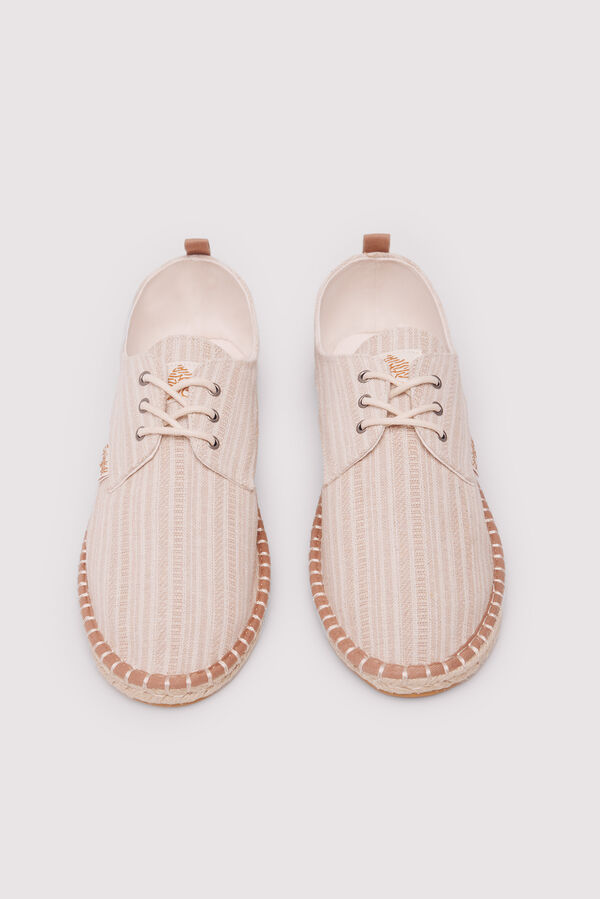 Springfield Alpercata r&uacute;stica riscas castanho