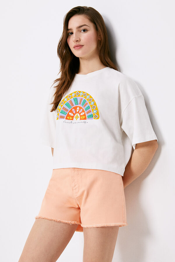 Springfield T-shirt Arco-íris ocre