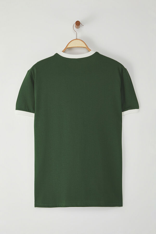 Trendyol T-shirt oversize de manga curta Caqui escuro