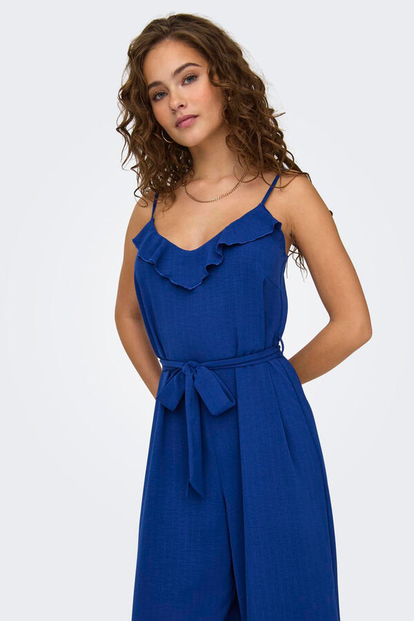 Only Mono largo cuello pico azul