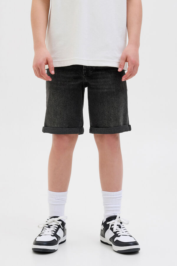 Jack & Jones Junior Bermuda denim regular fit preto