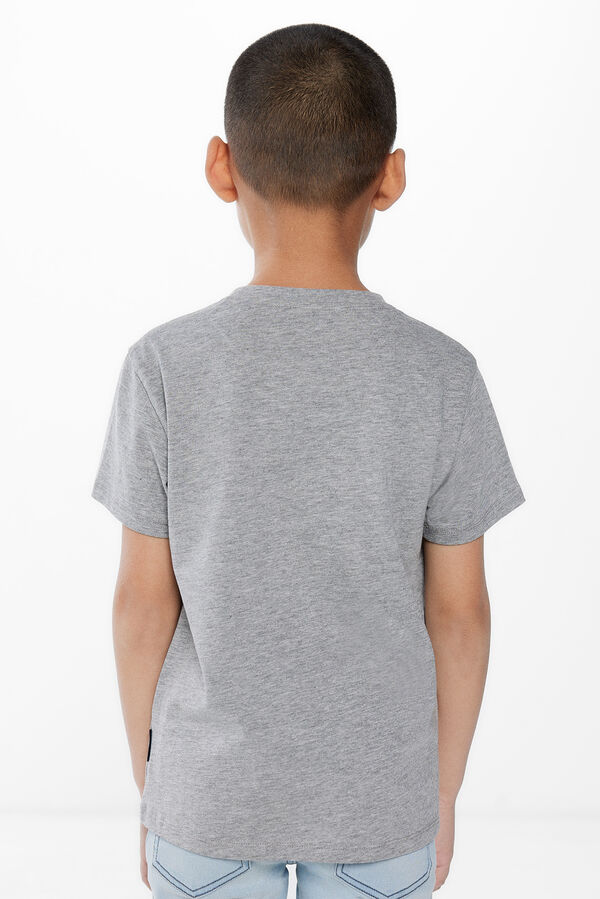 Springfield Kids T-shirt print mosaico menino cinzento