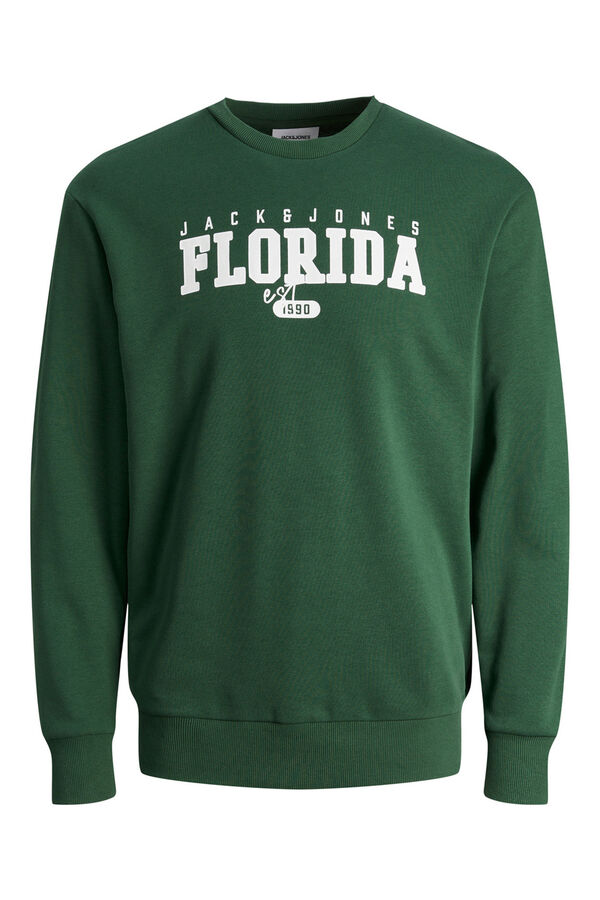 Jack & Jones PLUS Sweatshirt padr&atilde;o verde