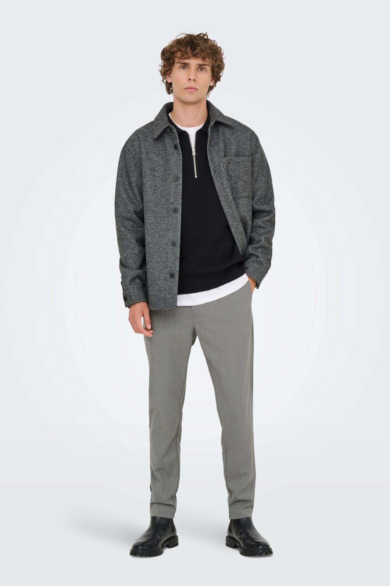 Only & Sons Cal&ccedil;a compridas de corte regular