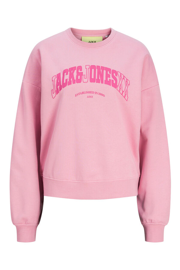 Jack & Jones Sudadera oversize rosa