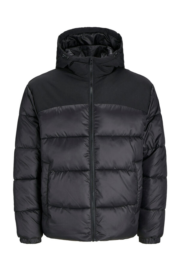 Jack & Jones Casaco acolchoado capuz preto