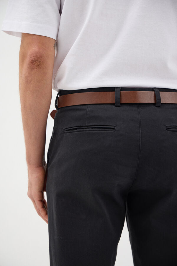 Jack & Jones Cinto chino regular fit preto