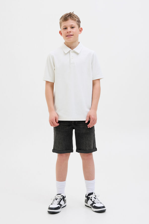 Jack & Jones Junior Bermuda denim regular fit preto