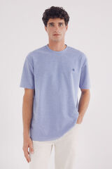 Springfield Camiseta piqu&eacute; oxford azul