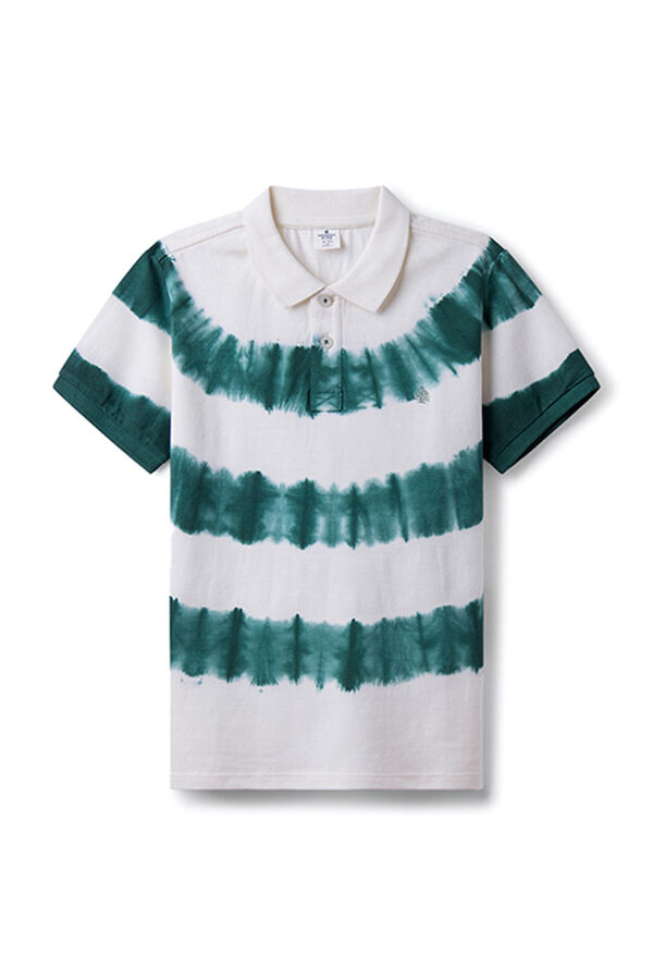 Springfield Kids Polo tye dye menino verde