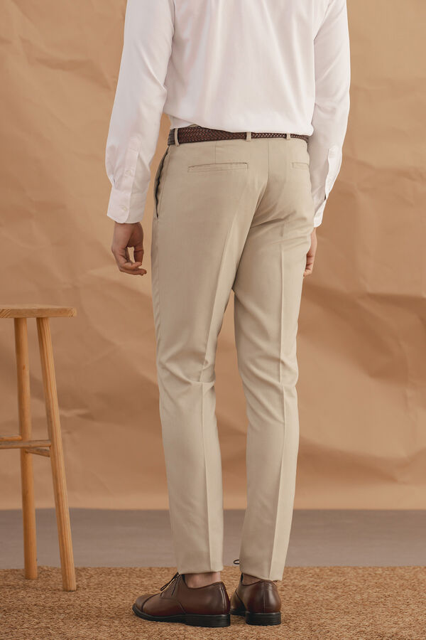 Celopman Pantalón Traje beige