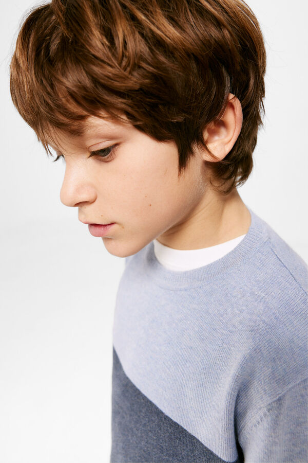 Springfield Kids Camisola color block menino azul