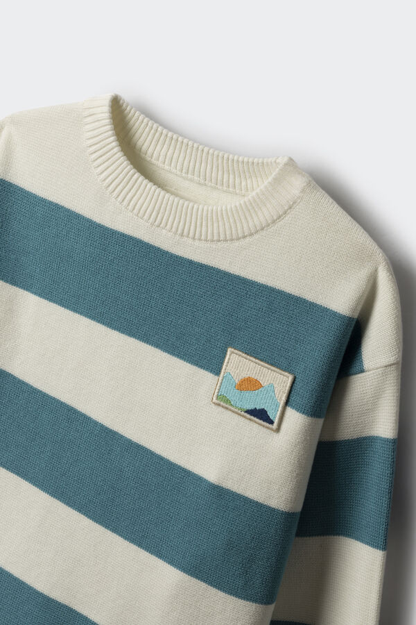 Springfield Kids Jersey rayas ni&ntilde;o estampado