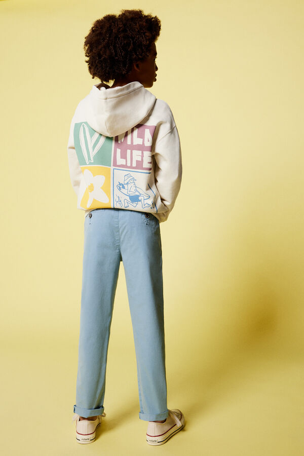 Springfield Kids Cal&ccedil;as chino leve rapaz azul