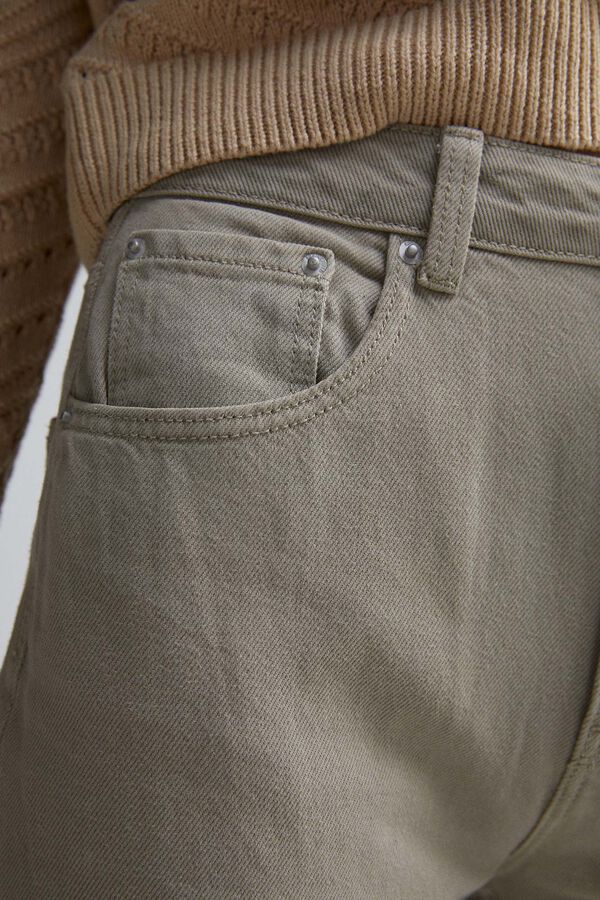 Springfield Bot&iacute;n de piel kaki