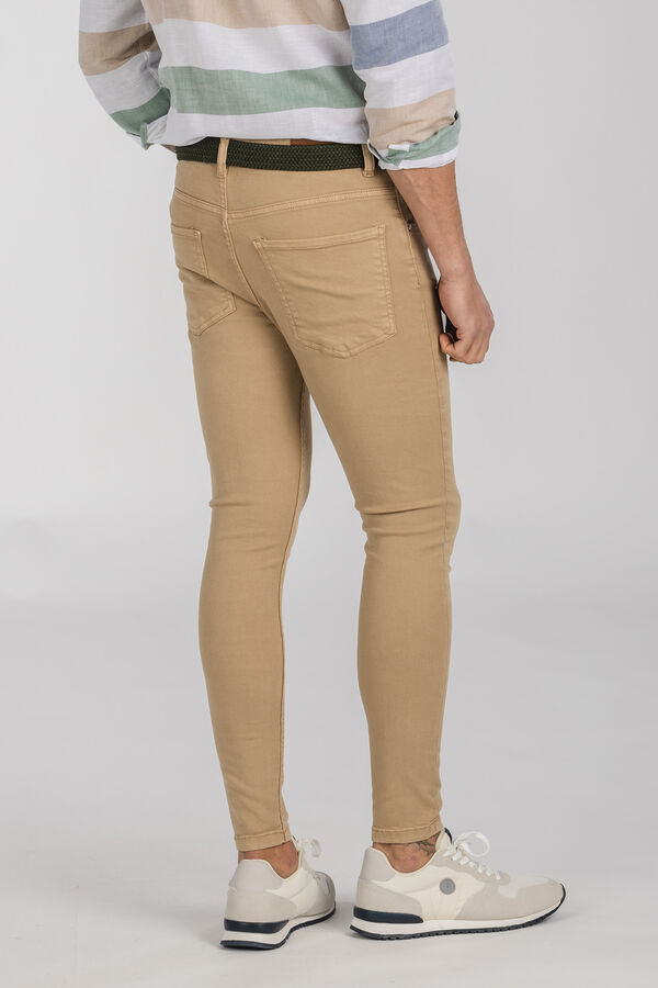 Celopman Cal&ccedil;as 5 Bolsos Skinny  vison