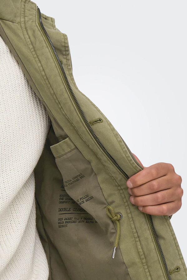 Only & Sons Chaqueta sahariana de hombre verde