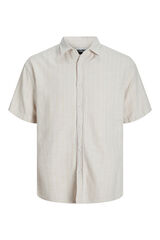 Jack & Jones Camisa manga curta bege
