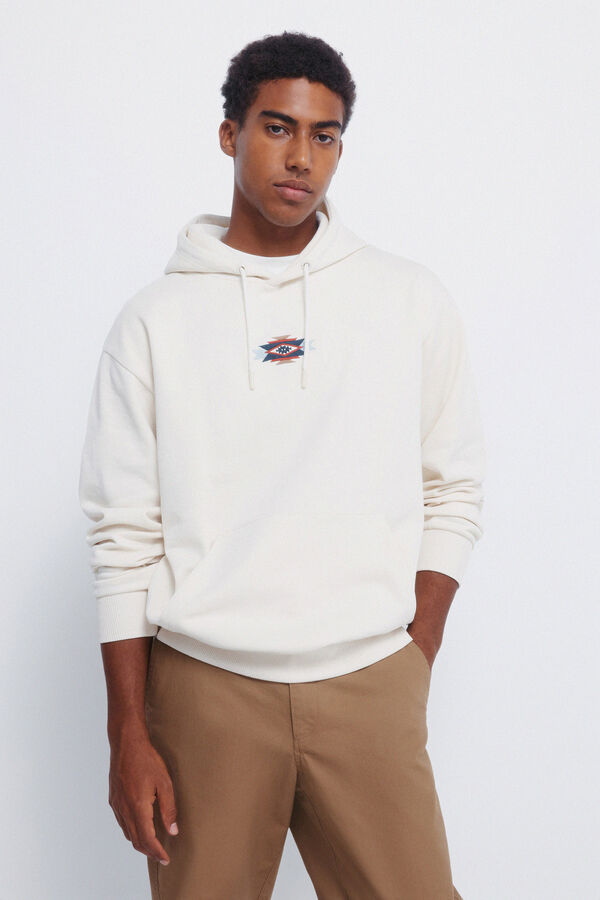 Springfield Sudadera capucha navajo blanco