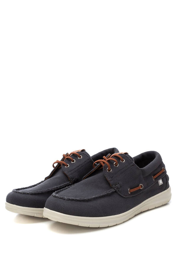 XTI zapato de hombre textil azul
