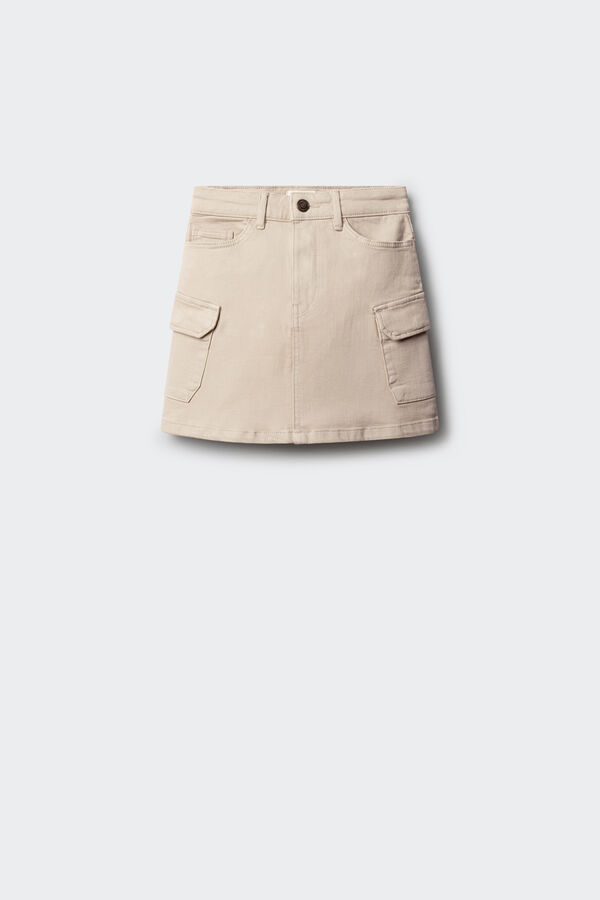 Springfield Kids Falda cargo ni&ntilde;a beige
