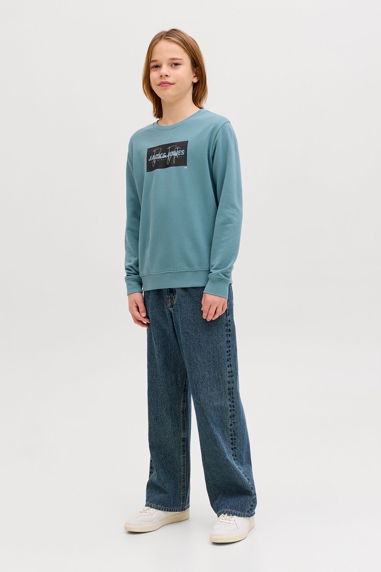Jack & Jones Junior Sudadera logo cuadrado