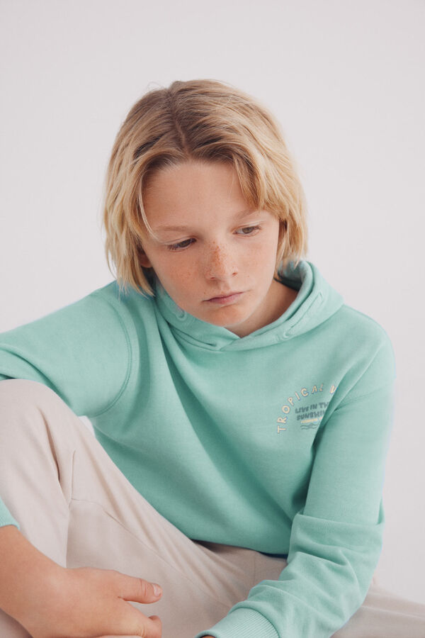 Springfield Kids Sweatshirt menino pelicano azul