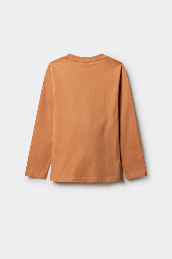 Springfield Kids Camiseta laranja de manga comprida Springfield para meninos vermelho