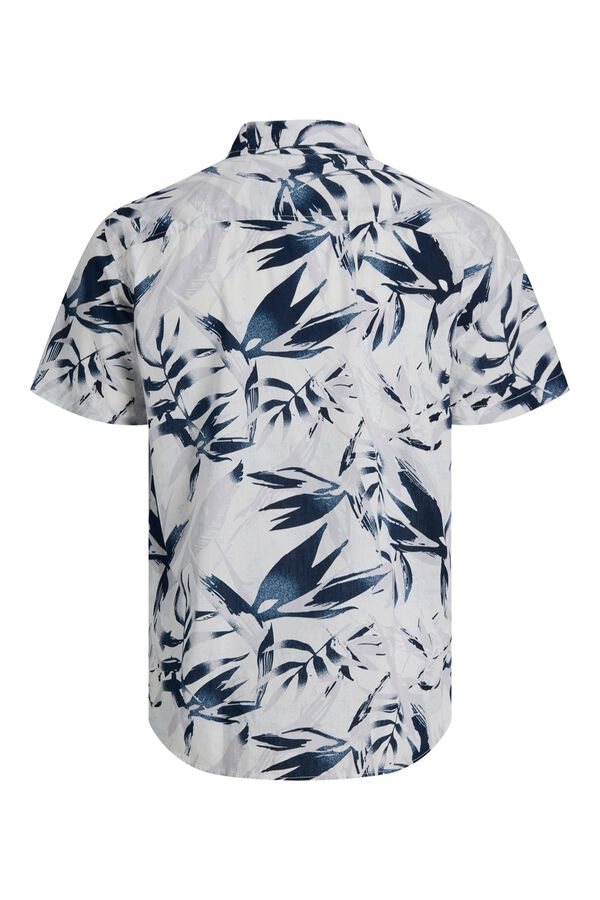 Jack & Jones Camisa regular fit estampada blanco