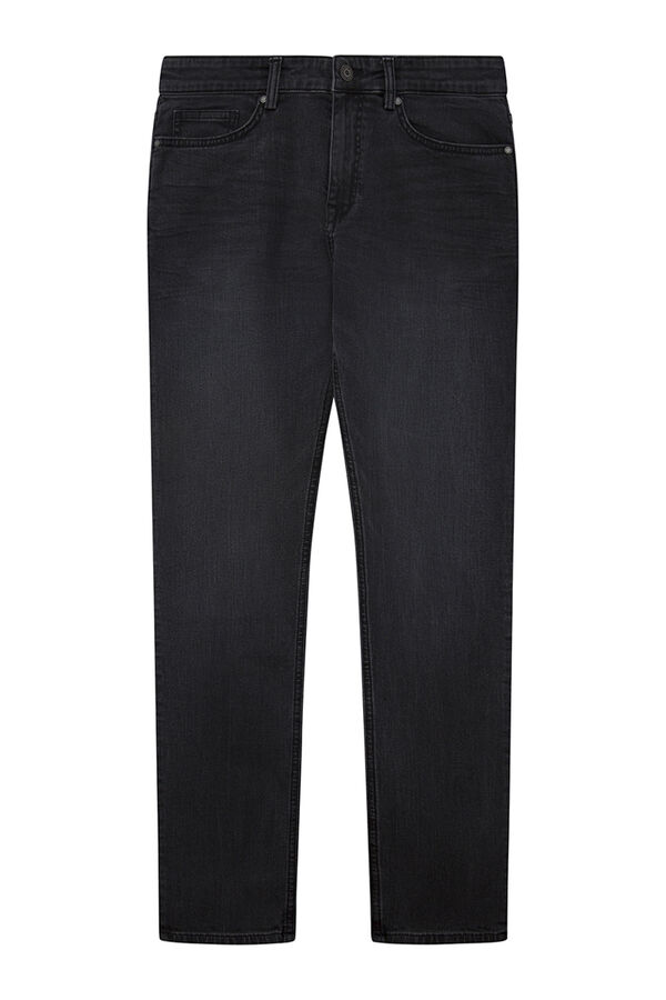 Springfield Jeans skinny negro lavado gris oscuro