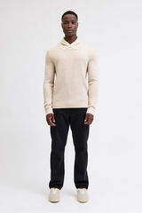 JJ REBEL Jersey de punto cuello cruzado gris