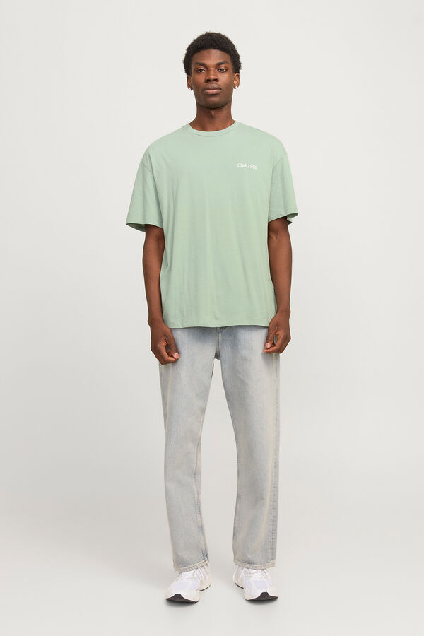 Jack & Jones Camiseta back print verde