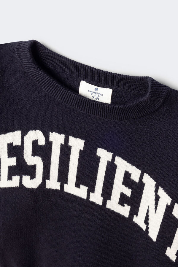 Springfield Kids Camisola infantil "Resiliente" azul