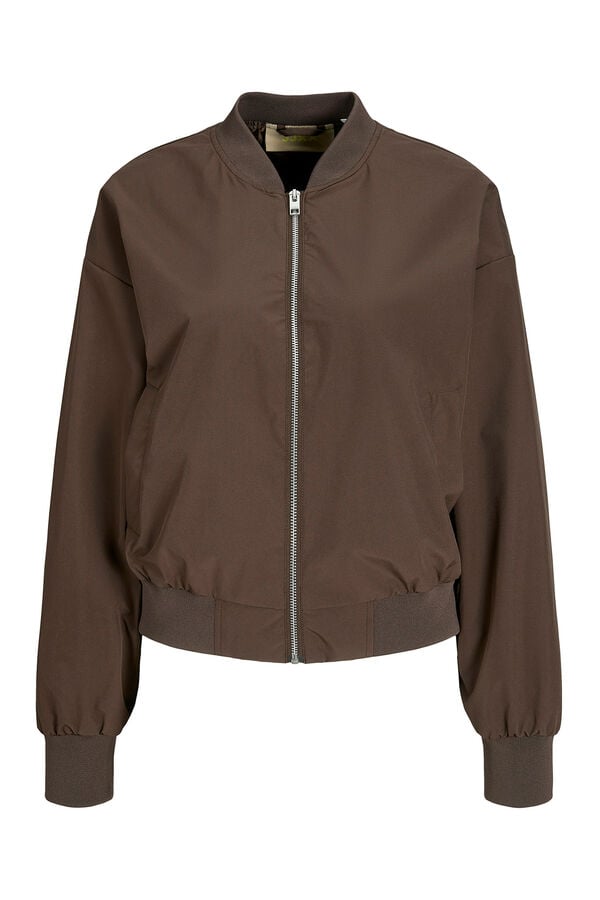 Jack & Jones Blus&atilde;o bomber castanho