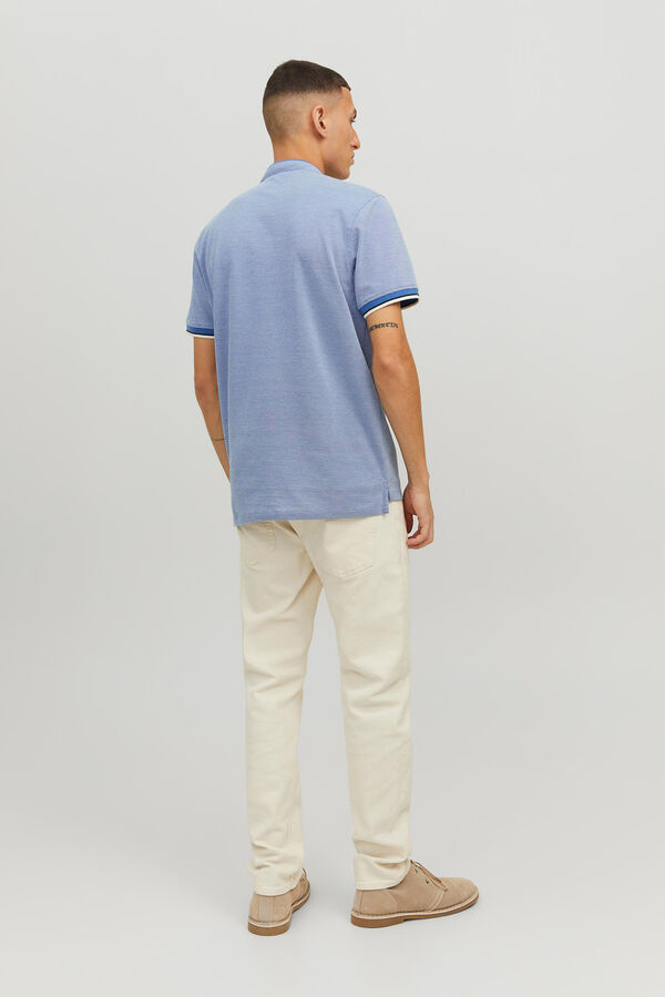 Jack & Jones Polo gola mao azul
