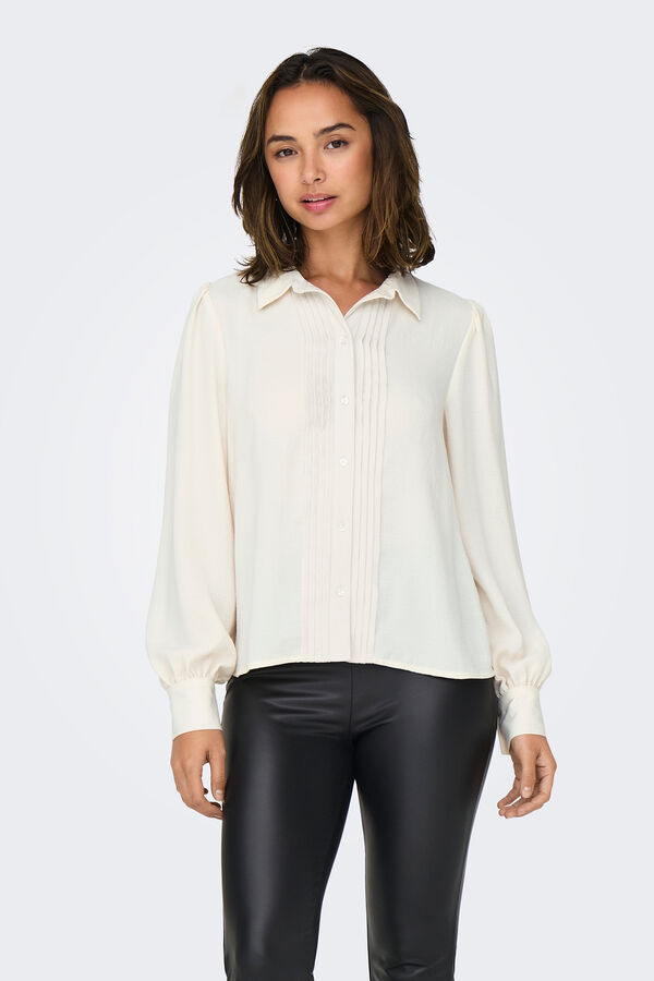 JDY Camisa de manga comprida  branco