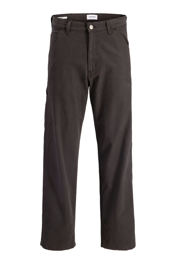 Jack & Jones Pantal&oacute;n denim cargo negro
