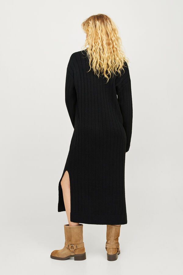 Jack & Jones Vestido maxi de punto negro