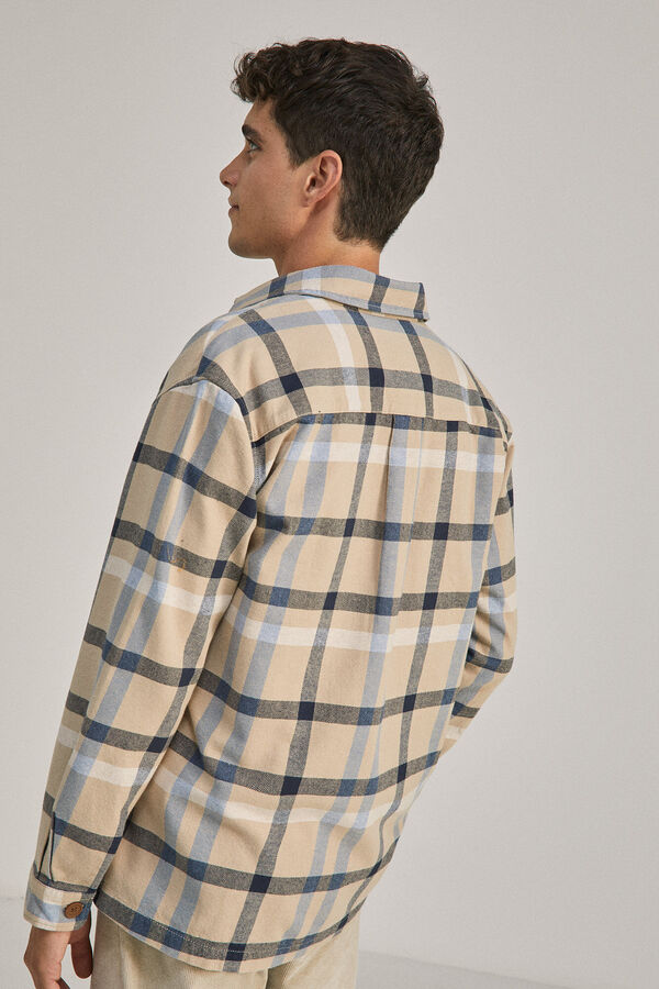 Springfield Sobrecamisa xadrez camel